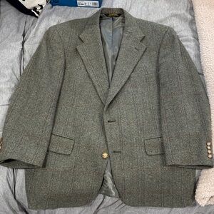 Paul Stuart Green Wool Blazer - Sz 44